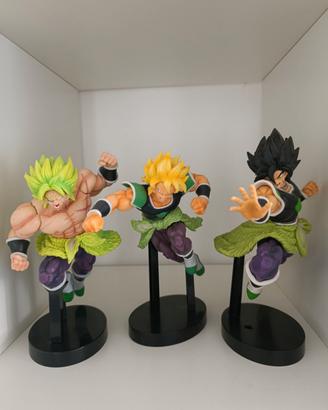 Set figure broly 3 pezzi 