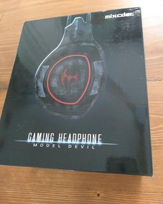 Cuffie Gaming Mixcder c/microfono COME NUOVE