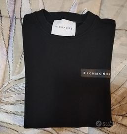 Felpa Richmond, nera, taglia M, uomo