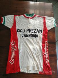 Maglia lana cicli PREZAN Cannobio vintage eroica