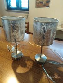 lampadario e coppia di lampade 