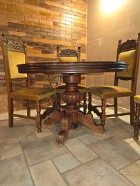 Tavolo e Sedie Stile Classico