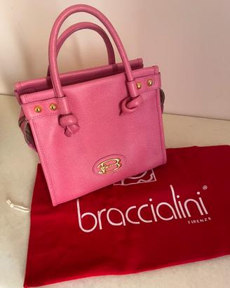 Borsa rosa BRACCIALINI originale - nuova