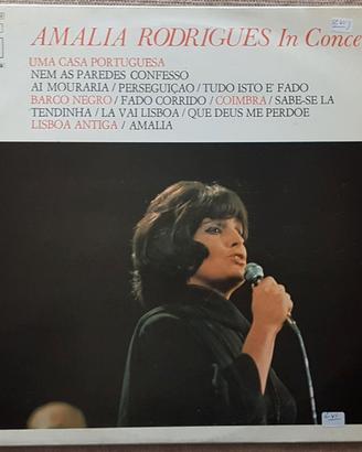 VINTAGE LP AMALIA RODRIGUES IN CONCERT