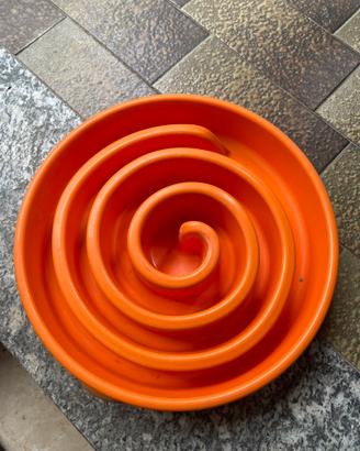 Ciotola anti-ingozzamento a spirale