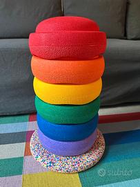 Stapelstein Rainbow classic 6 + 1 tavola balance