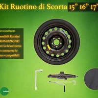 Kit ruotino di scorta varie misure NUOVI