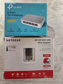 Switch + wifi mini adapter USB