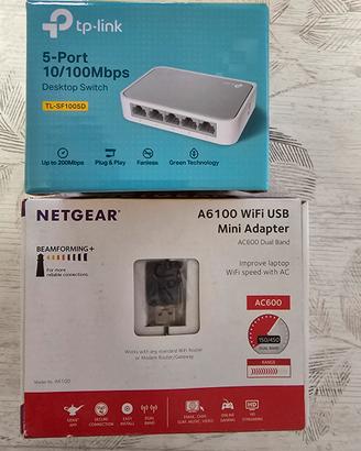Switch + wifi mini adapter USB