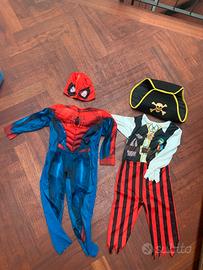 Travestimento Spiderman e Pirata 85 - 95 cm