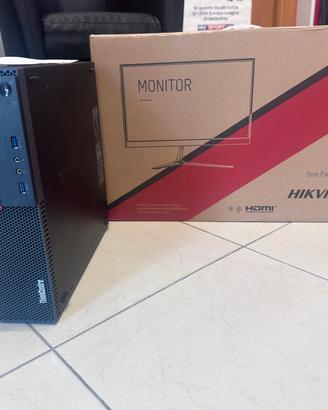 PC fisso + monitor