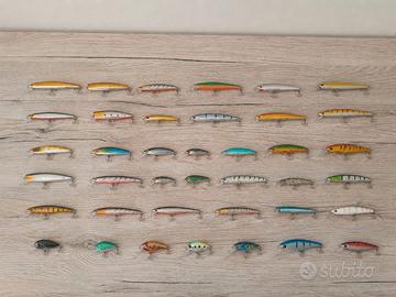 40 esche artificiali pesca nuove lago fiume mare