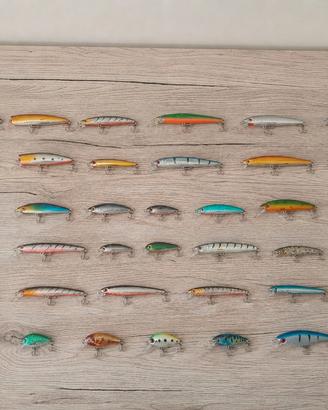 40 esche artificiali pesca nuove lago fiume mare