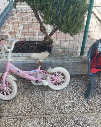 bici da bimba + seggiolino x bici
