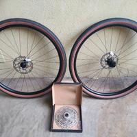 Coppia ruote complete GRAVEL NEWMEN canale da 25mm