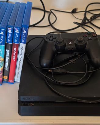 PS4 Slim 1TB + Controller + 8 Giochi