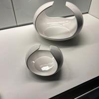 Piatti in ceramica bianca