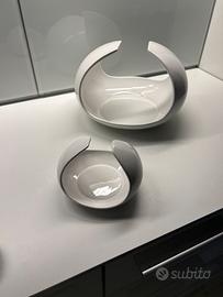 Piatti in ceramica bianca