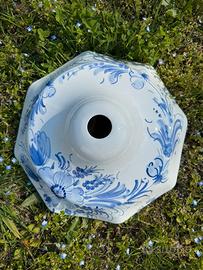 Paralume ottagonale vintage in ceramica