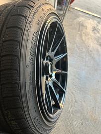 4 Cerchi JR11 16" (4x100) + Gomme Invernali