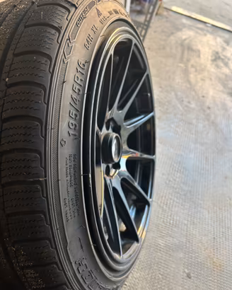 4 Cerchi JR11 16" (4x100) + Gomme Invernali