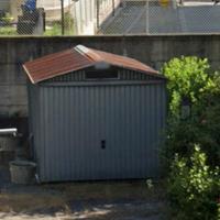 Box in metallo con basculante 