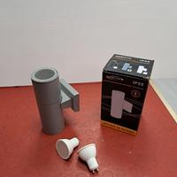 Applique esterno + 2 LED GU10