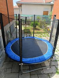Trampolino elastico da giardino Ø 244 cm