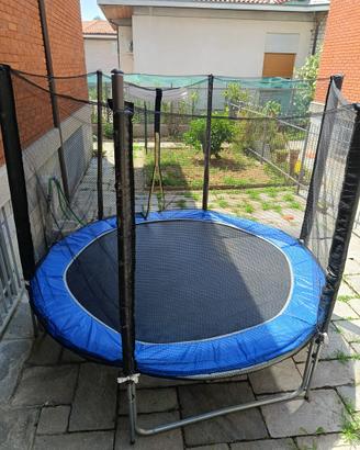 Trampolino elastico da giardino Ø 244 cm