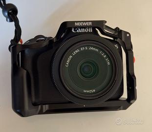 Canon R50 + accessori + obiettivo 24mm 2.8