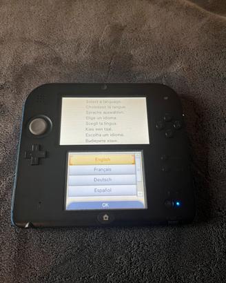 Nintendo 2DS MarioKart Pre Installato Nero e Blu