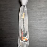 Cravatta con disegno Chitarra/basso