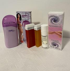 Kit depilazione, ceretta a caldo