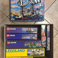 LEGO LOTTO - COLLEZIONE 9 SET PIRATI VINTAGE