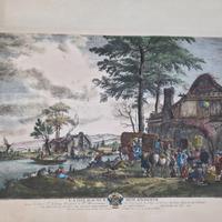 Jean Moyreau -  La diligenza Olandese (1747])
