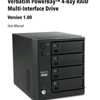 Verbatim PowerBay RAID 0/1+0/5 - eSATA/FW800/USB2