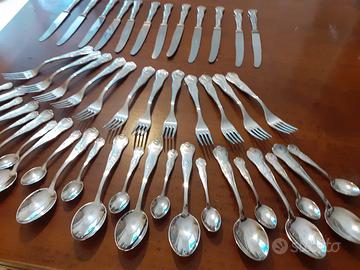 Servizio vintage posate argento 800