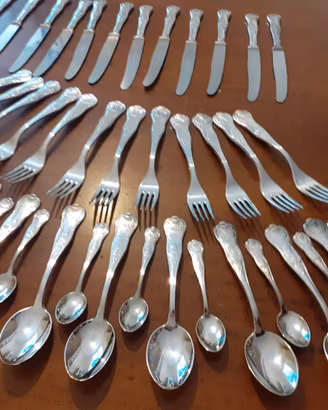 Servizio vintage posate argento 800