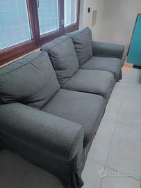 Divano Ikea Ektrop 3 posti + fodera aggiuntiva 