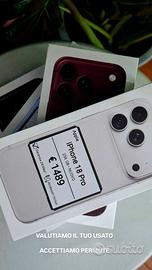 IPHONE 18 PRO 256GB argento NUOVO