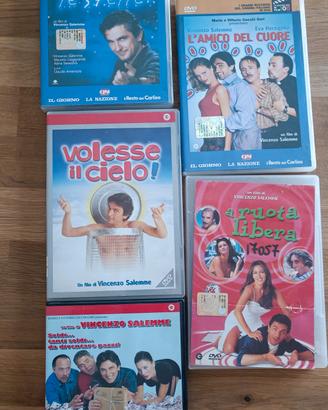 Lotto di 5 film in Dvd di Vincenzo Salemme 