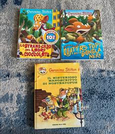 Tre libri geronimo stilton + 1 tea stilton