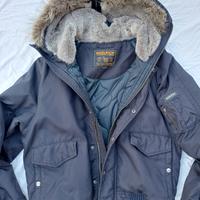 woolrich originale parka giacca taglia L zip marca