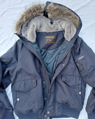 woolrich originale parka giacca taglia L zip marca