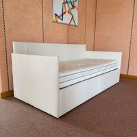 Letto singolo con secondo letto estraibile