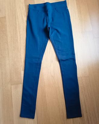 Pantaloni da ragazza in jersey blu Benetton 13-14A
