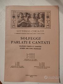 solfeggi cantati e parlati Letterio Ciriaco I cors
