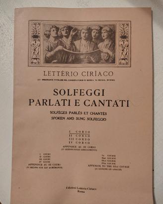 solfeggi cantati e parlati Letterio Ciriaco I cors