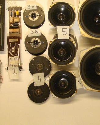 Kef altoparlanti e crossover di ricambio