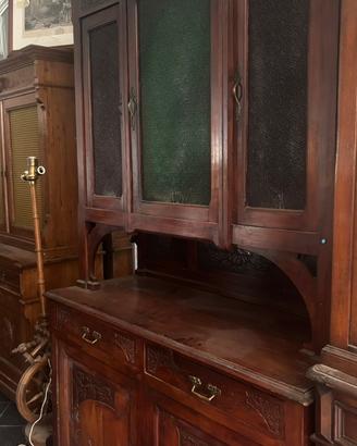 Credenza Vetrina Antica Liberty primi ‘900